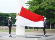 Irdam Iskandar Muda Pimpin Upacara Bendera Bulanan di Lapangan Blang Padang Kota Banda Aceh 