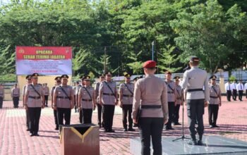 Kapolres Aceh Besar Pimpin Sertijab Sejumlah Pejabat Utama dan Kapolsek Jajaran