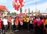 Semarak Hari Bhayangkara Ke-80 tahun 2026,Polres Aceh Besar Gelar Olahraga Bersama dan Bagikan Doorprize Meriah