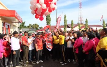 Semarak Hari Bhayangkara Ke-80 tahun 2026,Polres Aceh Besar Gelar Olahraga Bersama dan Bagikan Doorprize Meriah