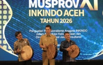 Sekda Aceh Buka MUSPROV XI INKINDO Aceh 2026