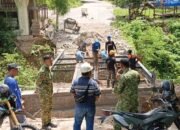 Dandim 0108/Agara Tinjau Pembangunan Jembatan Beton di Lawe Sikap I, Aceh Tenggara