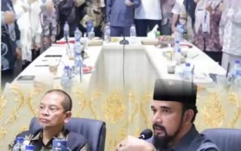 Bupati Iskandar Usman Al-Farlaky Pimpin Rapat Monev Manajemen RSUD dr. Zubir Mahmud