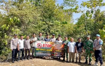 Cegah Karhutla,Polsek Montasik Bersama Forkopimcam Imbau Warga Tak Bakar Hutan Dan Lahan