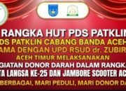 Peringati HUT PDS Patklin Ke-36, Kegiatan Donor Darah Massal Digelar di Hutan Lindung Kota Langsa