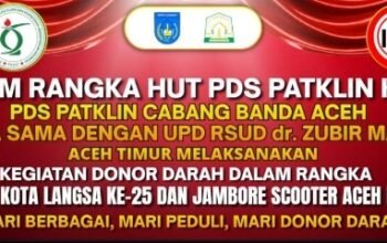 Peringati HUT PDS Patklin Ke-36, Kegiatan Donor Darah Massal Digelar di Hutan Lindung Kota Langsa