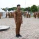 ASN Aceh Utara hening cipta saat apel senin, untuk 3 ASN Korban Penembakan