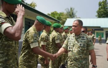 Pangdam Iskandar Muda Kunjungi Kompi C Yonif TP 857/GG di Pidie
